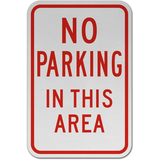 2 PCS NO PARKING SIGN 9"X12" WEATHER RESIST PLASTIC KEEP OUT WARNING 